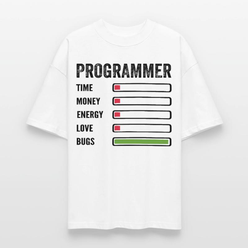 développeur humour programmeur codeur code T-shirt bio Blaster 2.0 coupe oversize Stanley/Stella Unisexe
