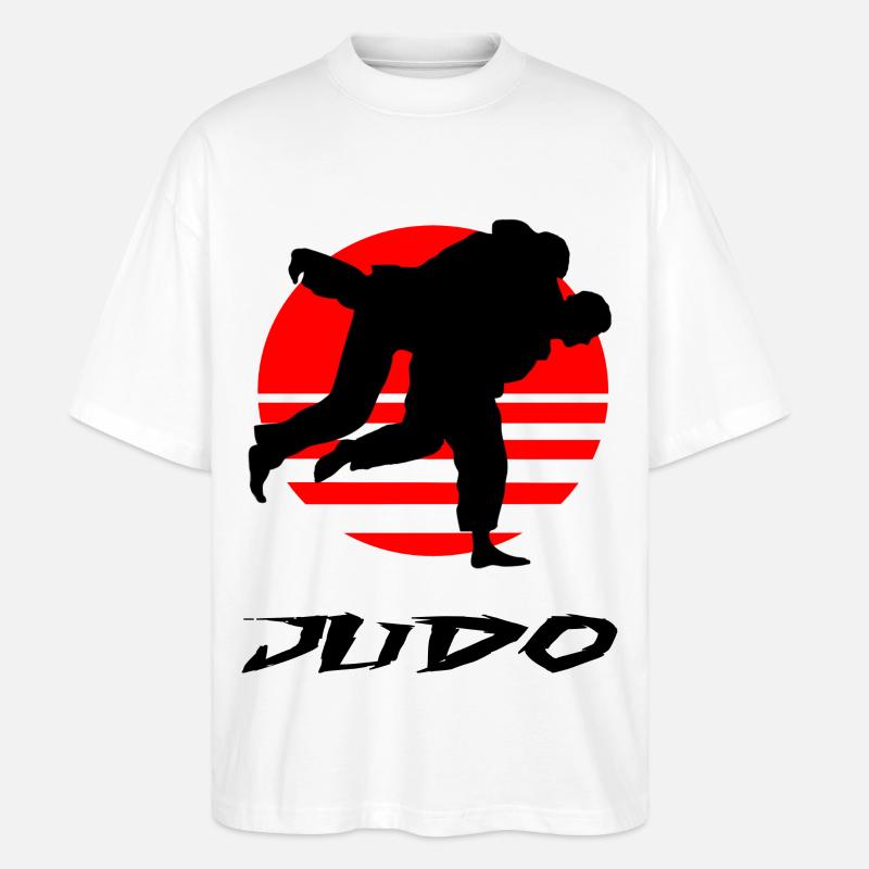 JUDO - Stanley/Stella Oversized Unisex Bio T-Shirt Blaster 2.0 - Weiß