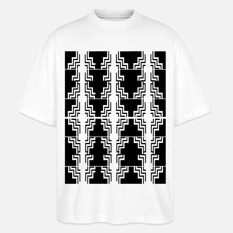 Structure - Stanley/Stella Oversized Unisex Organic T-shirt Blaster 2.0 - white