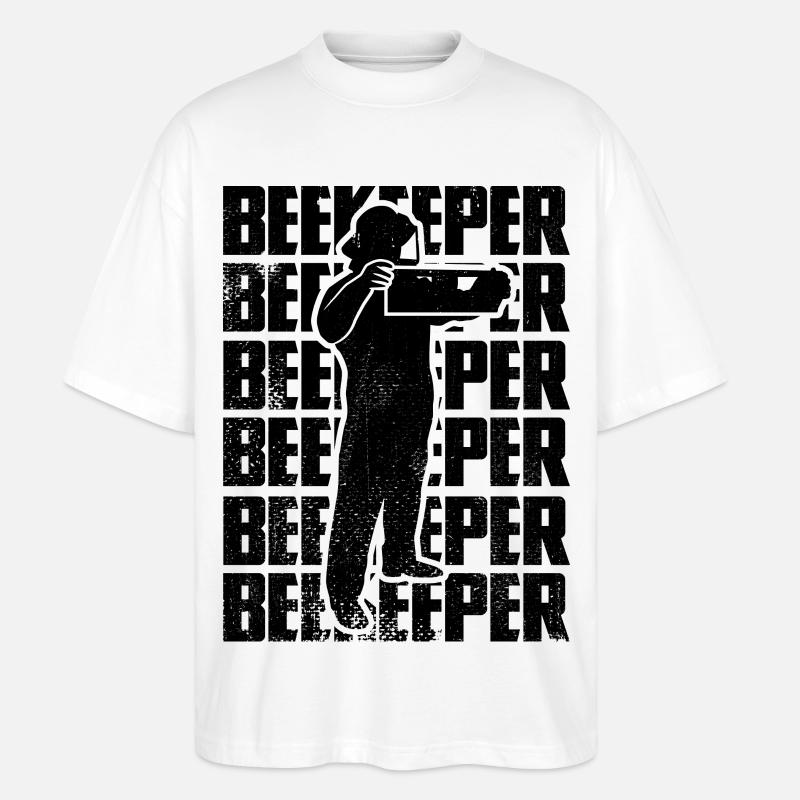 Imker - Stanley/Stella Oversized Unisex Bio T-Shirt Blaster 2.0 - Weiß