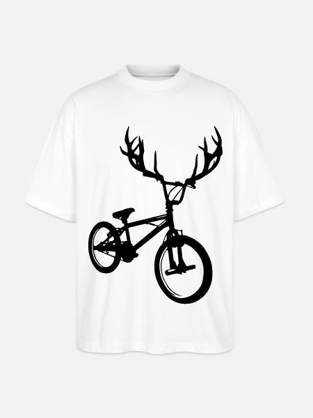 Wild bmx - Stanley/Stella Oversized Unisex Organic T-shirt Blaster 2.0 - white