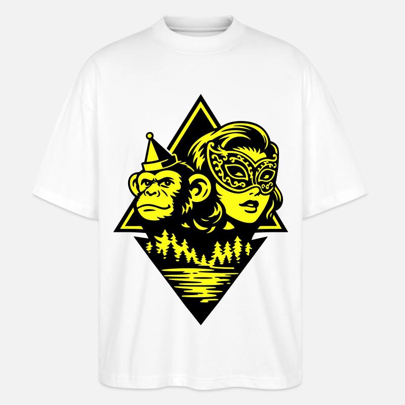 Pulp Duo - Stanley/Stella Oversized Unisex Bio T-Shirt Blaster 2.0 - Weiß