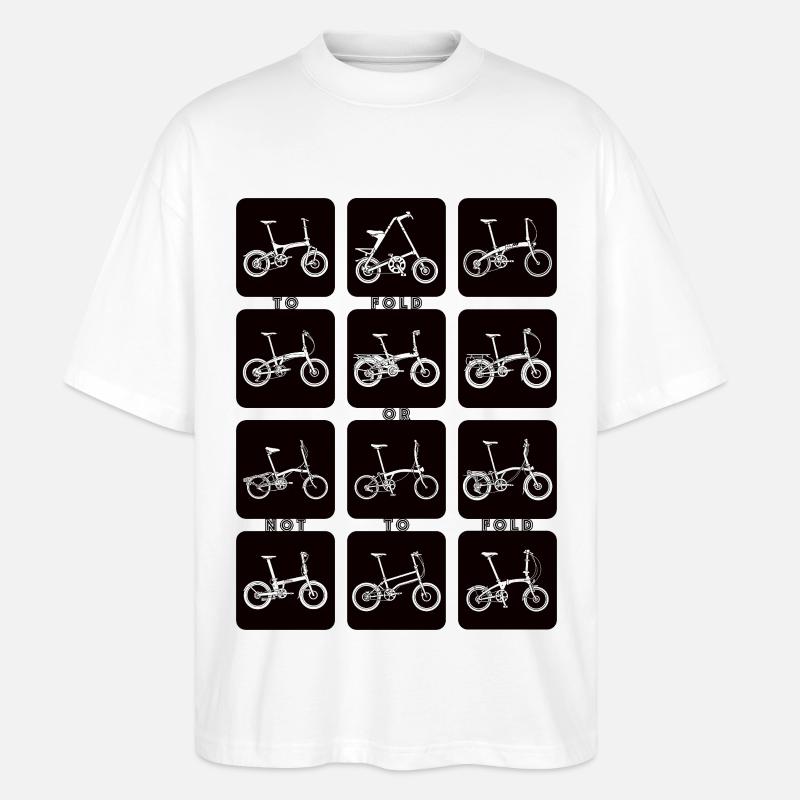 FALTEN ODER NICHT FALTEN - Stanley/Stella Oversized Unisex Bio T-Shirt Blaster 2.0 - Weiß