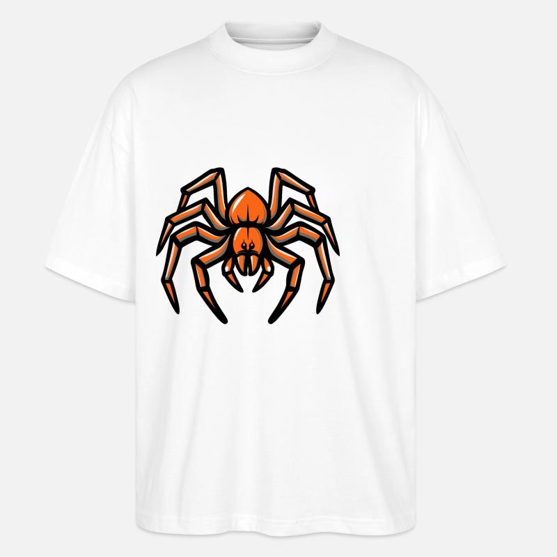 Tarantula Comic - Stanley/Stella Oversized Unisex Bio T-Shirt Blaster 2.0 - Weiß