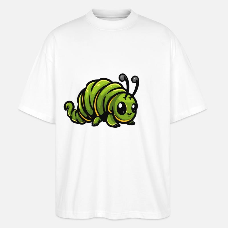 Wurm Comic - Stanley/Stella Oversized Unisex Bio T-Shirt Blaster 2.0 - Weiß
