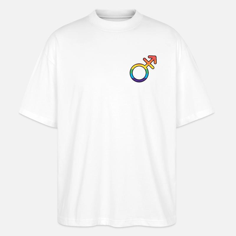 Andro Gent Essence - Stanley/Stella Oversized Unisex Bio T-Shirt Blaster 2.0 - Weiß