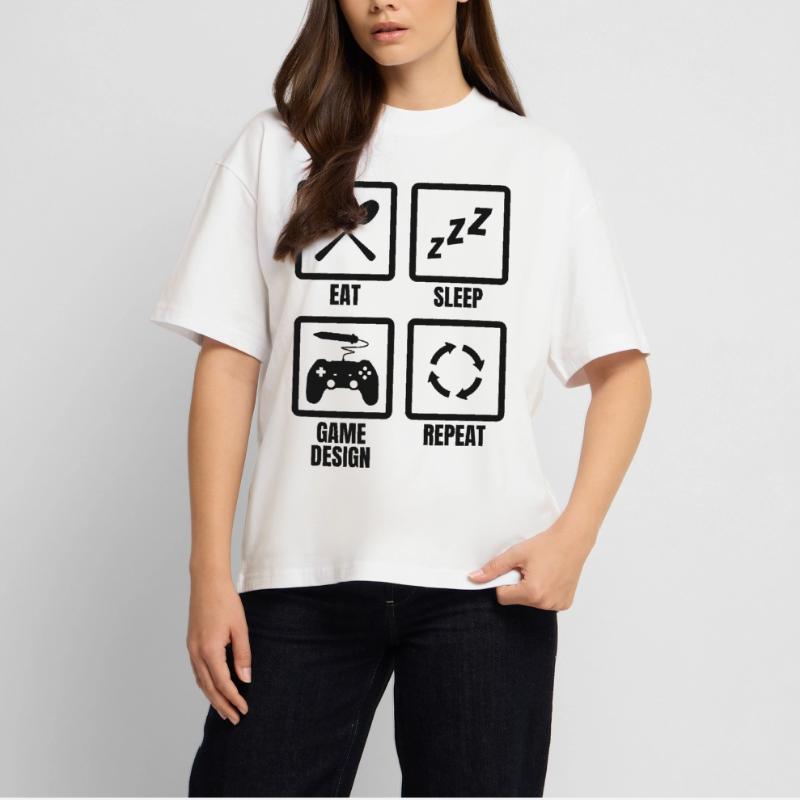 Routine de conception de jeu T-shirt bio Blaster 2.0 coupe oversize Stanley/Stella Unisexe