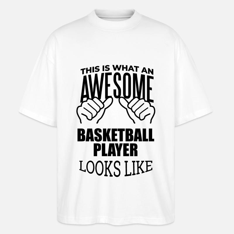 Basketball - Stanley/Stella Oversized Unisex Bio T-Shirt Blaster 2.0 - Weiß