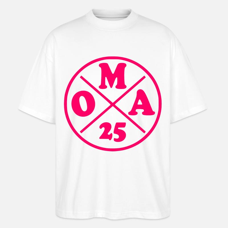 Oma 2025 - Stanley/Stella Oversized Unisex Bio T-Shirt Blaster 2.0 - Weiß