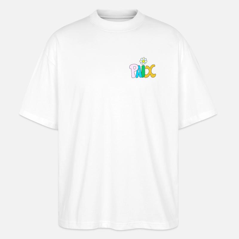 Friede - Stanley/Stella Oversized Unisex Bio T-Shirt Blaster 2.0 - Weiß