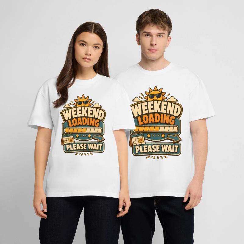 Weekend Loading Please Wait Stanley/Stella Oversized Unisex Organic T-shirt Blaster 2.0