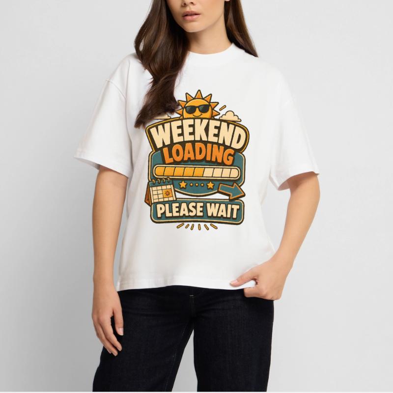 Weekend Loading Please Wait Stanley/Stella Oversized Unisex Organic T-shirt Blaster 2.0