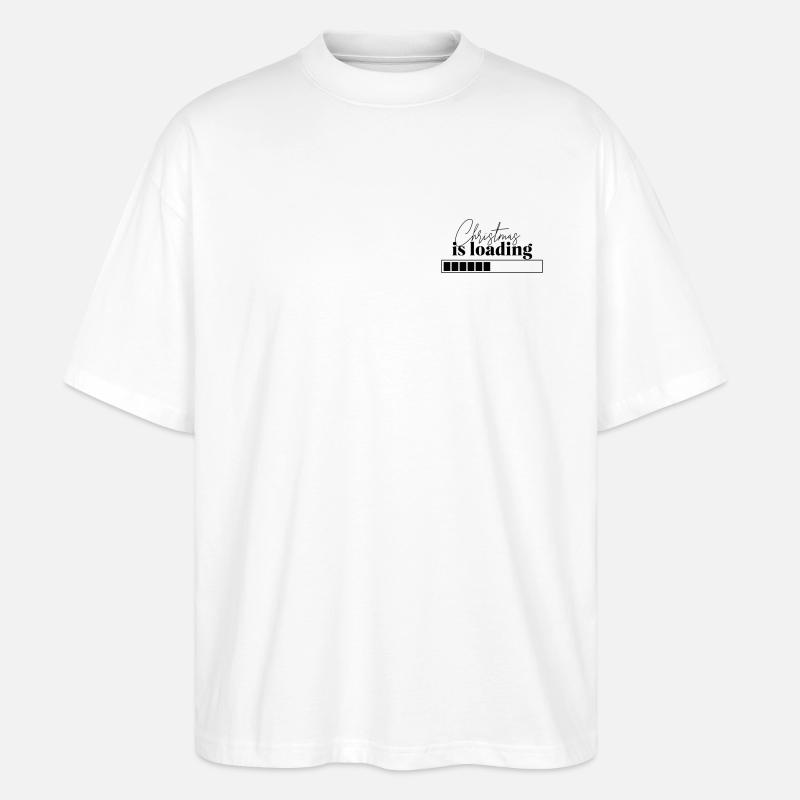 Christmas is loading  - Stanley/Stella Oversized Unisex Bio T-Shirt Blaster 2.0 - Weiß