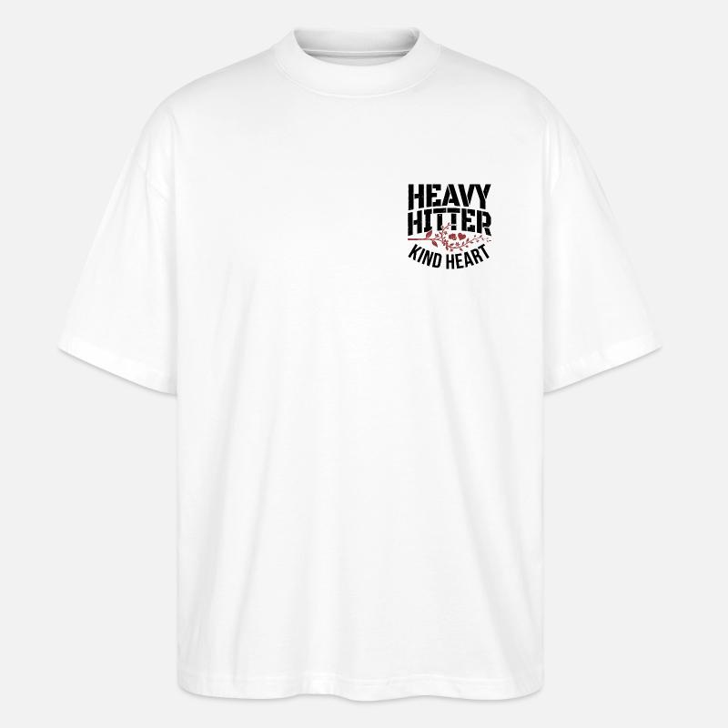 Gros Poids - T-shirt bio Blaster 2.0 coupe oversize Stanley/Stella Unisexe - blanc