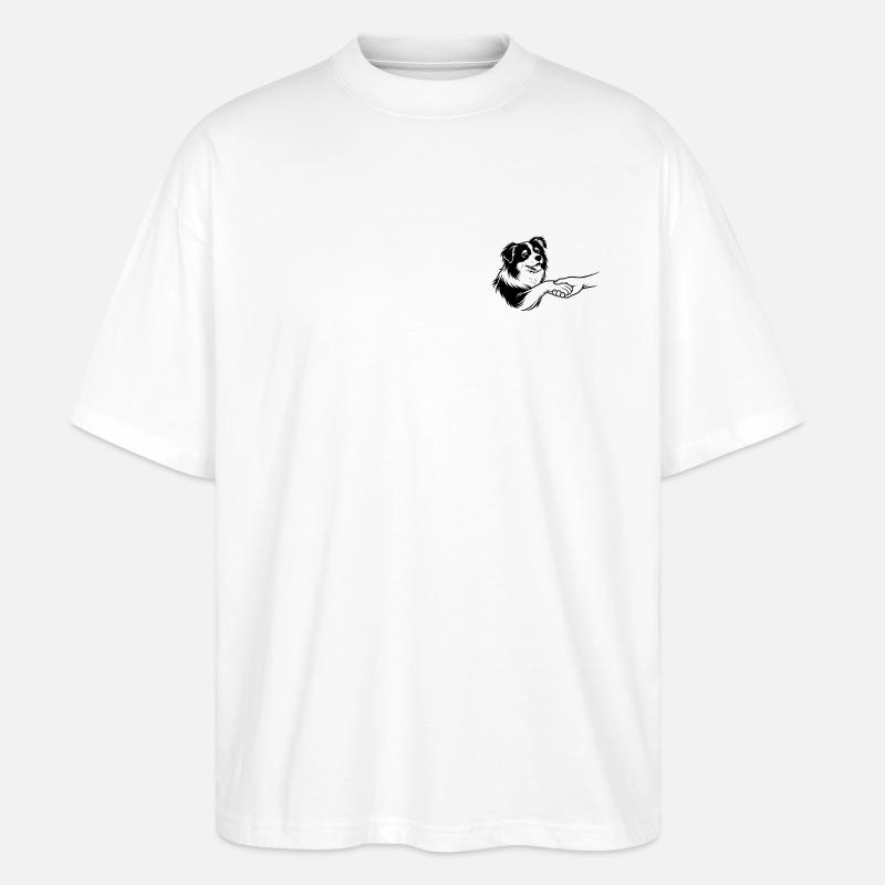 Ein Versprechen auf vier Pfoten - Stanley/Stella Oversized Unisex Bio T-Shirt Blaster 2.0 - Weiß