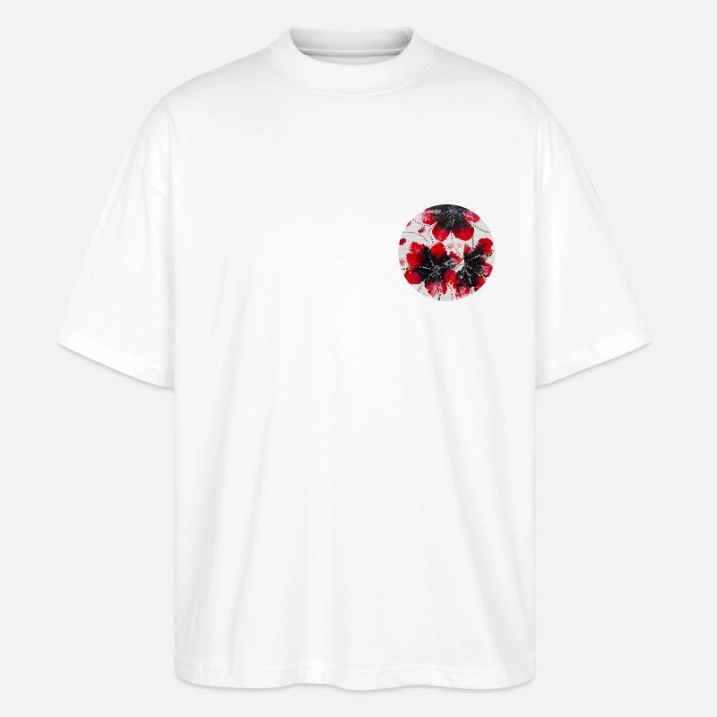 Fleur - T-shirt bio Blaster 2.0 coupe oversize Stanley/Stella Unisexe - blanc