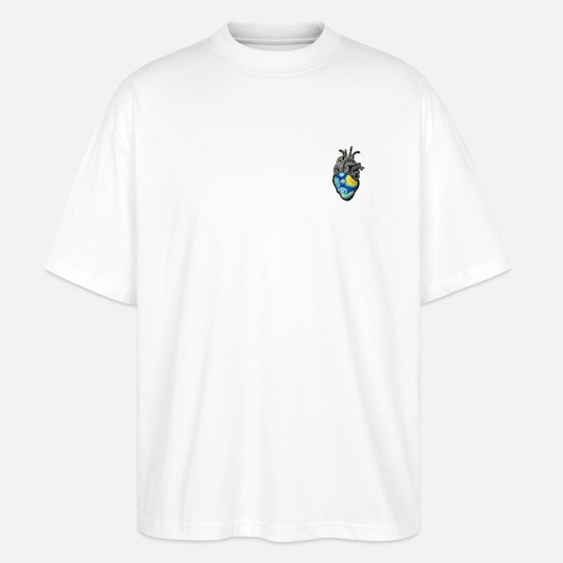 Van Gogh - Stanley/Stella Oversized Unisex Bio T-Shirt Blaster 2.0 - Weiß