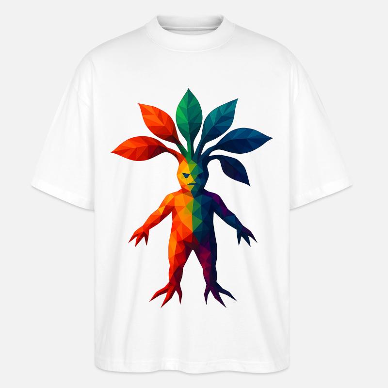 Style WPAP - Mandragore - T-shirt bio Blaster 2.0 coupe oversize Stanley/Stella Unisexe - blanc