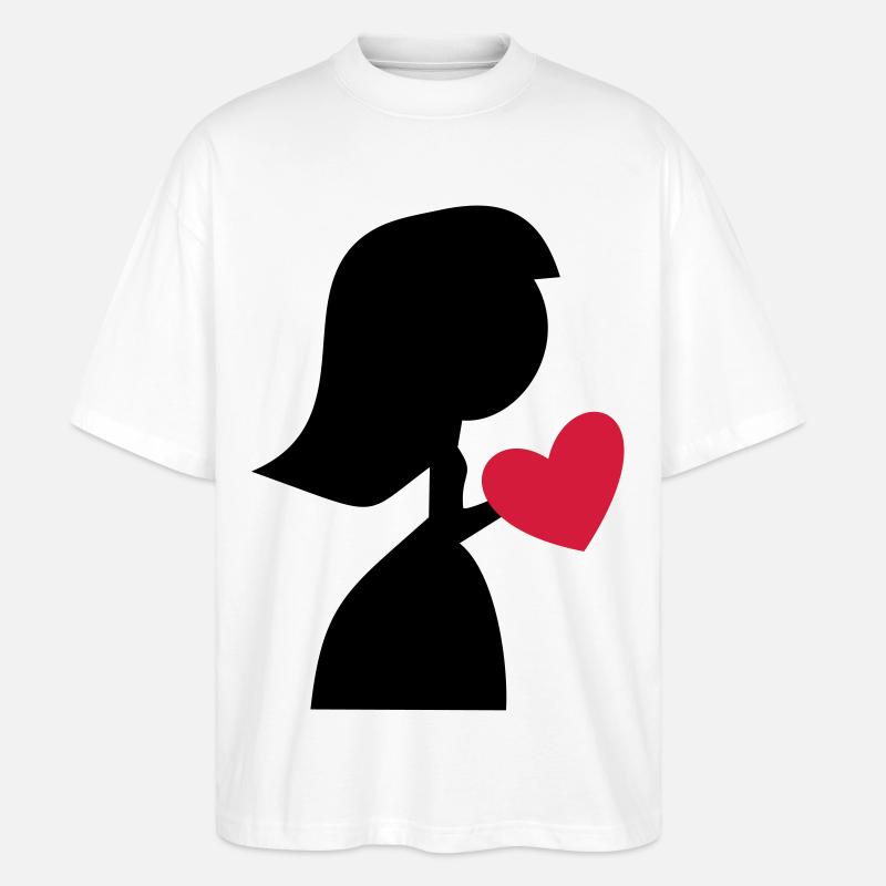 Braut - Stanley/Stella Oversized Unisex Bio T-Shirt Blaster 2.0 - Weiß