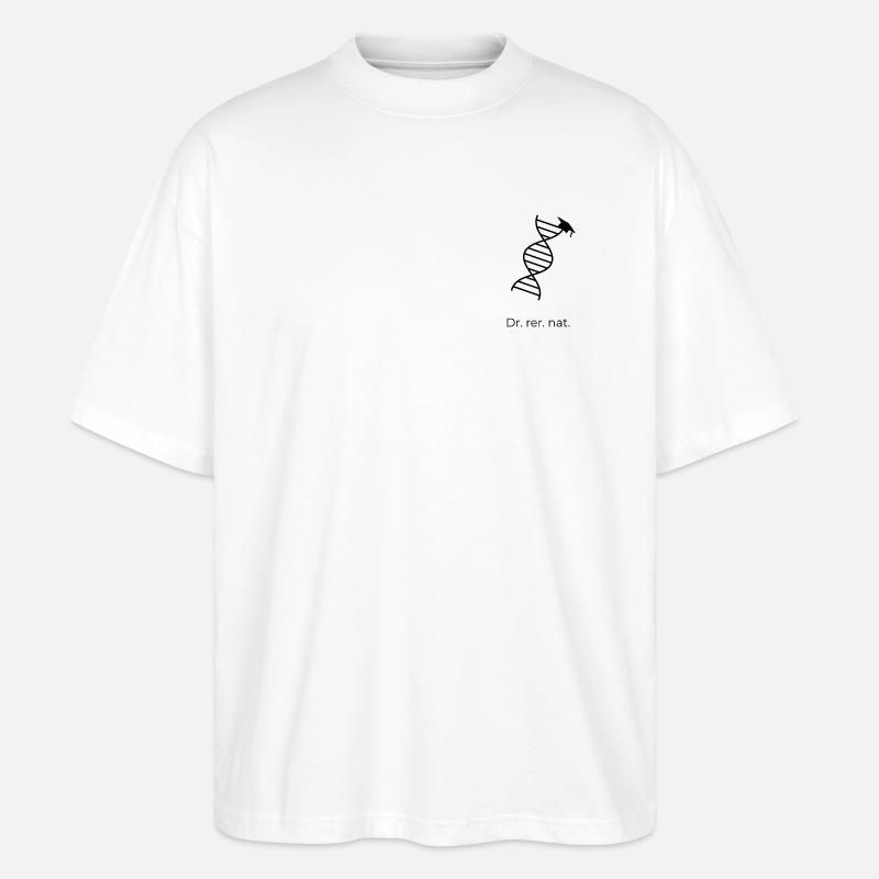 Dr. rer. nat. – DNA - Stanley/Stella Oversized Unisex Bio T-Shirt Blaster 2.0 - Weiß
