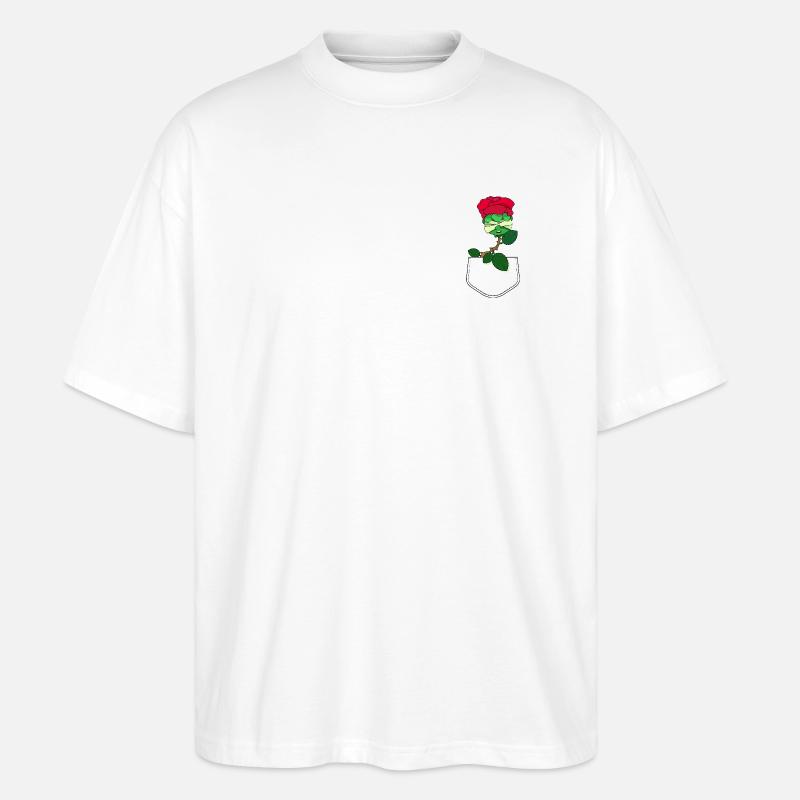 VEILED ESSENCE - Stanley/Stella Oversized Unisex Organic T-shirt Blaster 2.0 - white