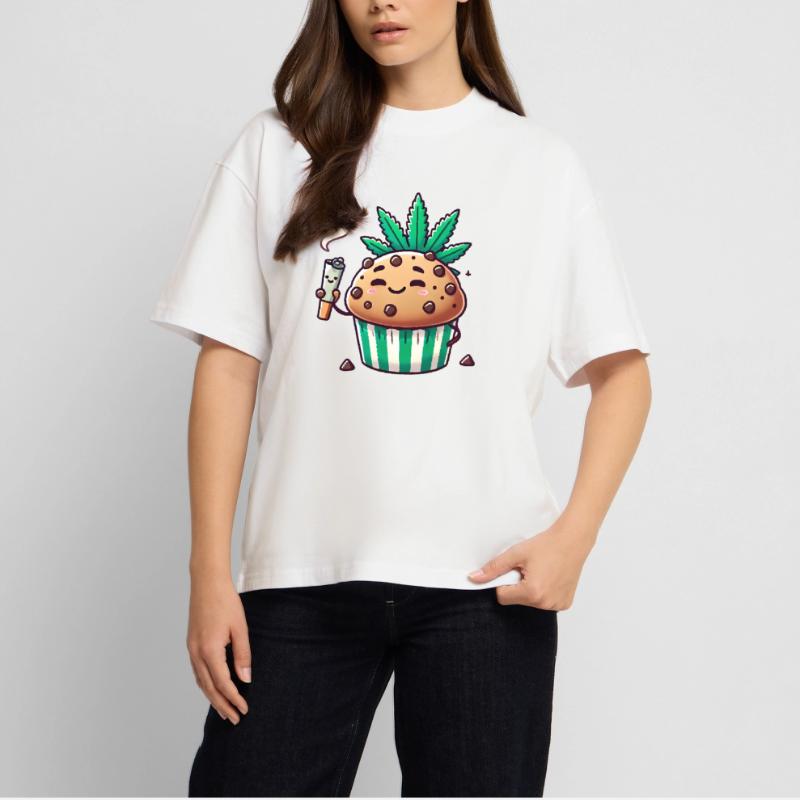 Muffin réfrigéré avec joint de feuille T-shirt bio Blaster 2.0 coupe oversize Stanley/Stella Unisexe