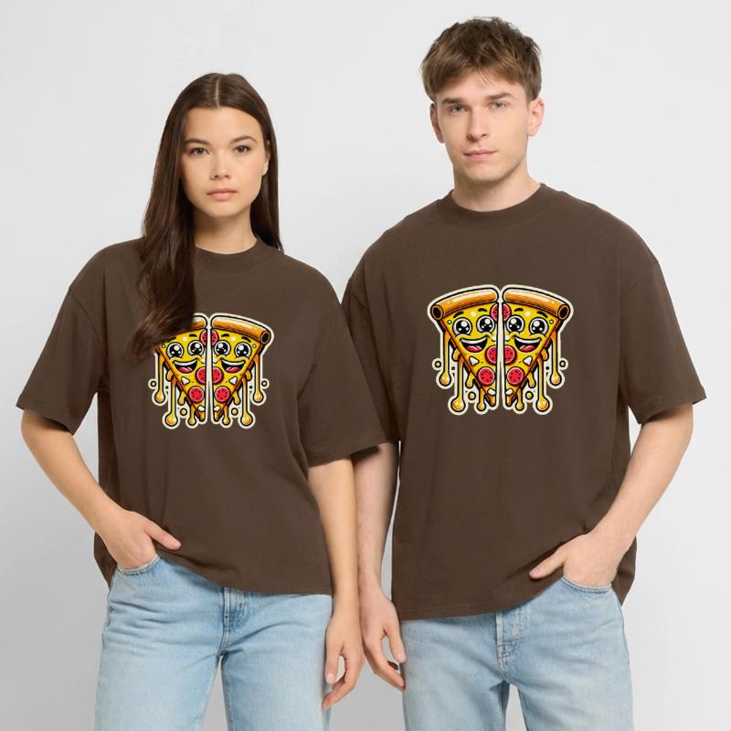 Sleep Eat Pizza Repeat Funny Design Stanley/Stella Oversized Unisex Organic T-shirt Blaster 2.0