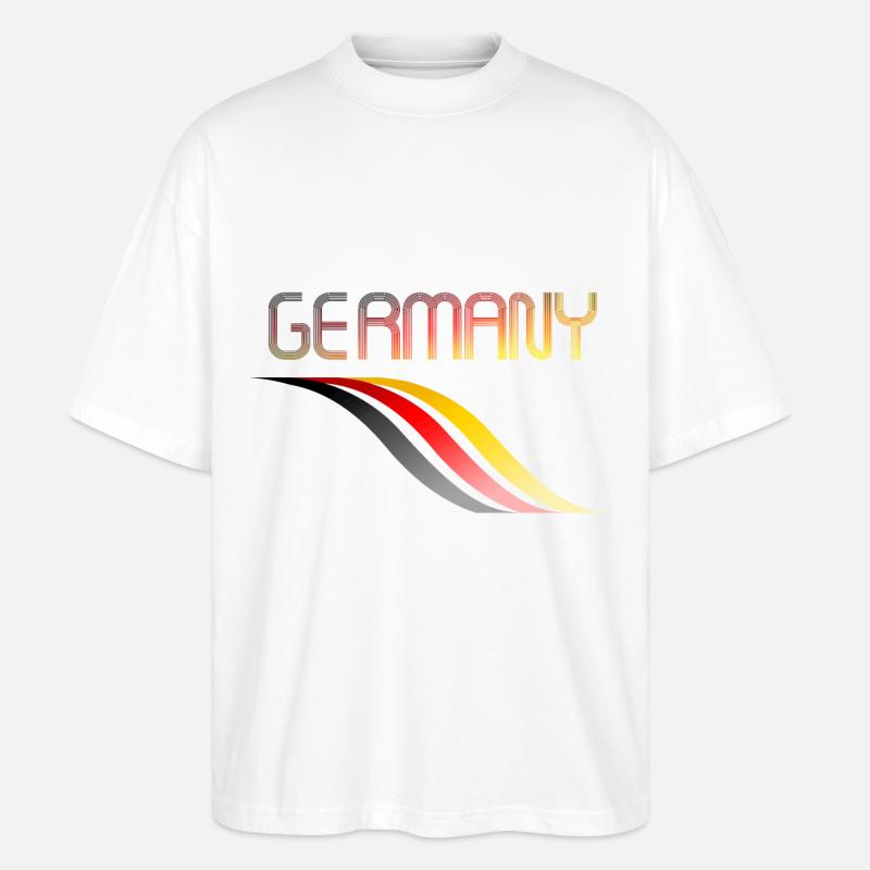 Germany 2 - Stanley/Stella Oversized Unisex Bio T-Shirt Blaster 2.0 - Weiß