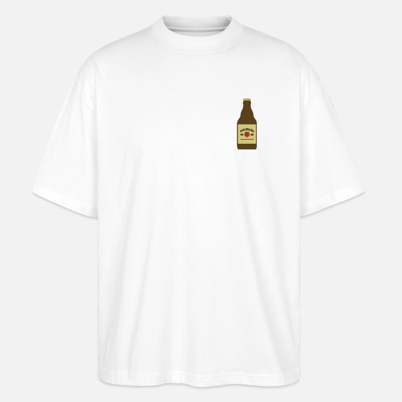 Lecker Bierchen - Stanley/Stella Oversized Unisex Bio T-Shirt Blaster 2.0 - Weiß