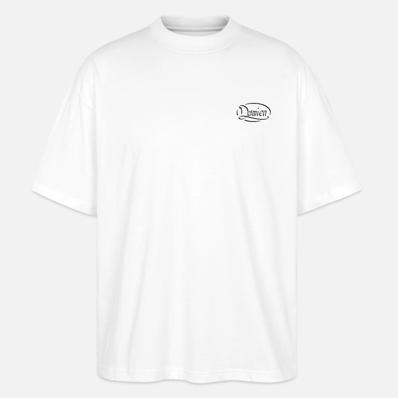 Damien - Stanley/Stella Oversized Unisex Bio T-Shirt Blaster 2.0 - Weiß