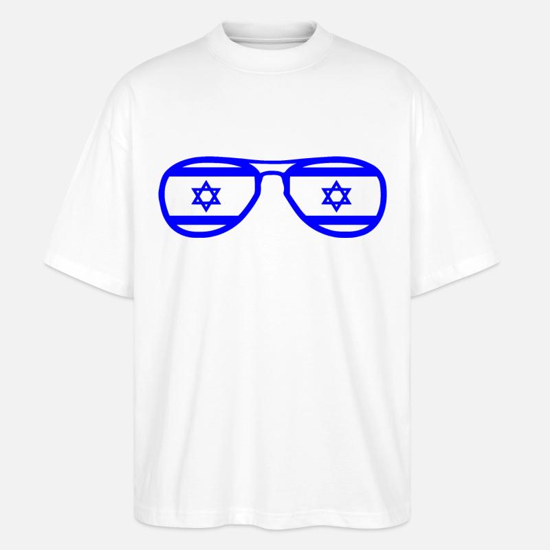 Israel - Stanley/Stella Oversized Unisex Organic T-shirt Blaster 2.0 - white