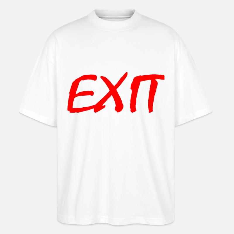Exit - Stanley/Stella Oversized Unisex Organic T-shirt Blaster 2.0 - white