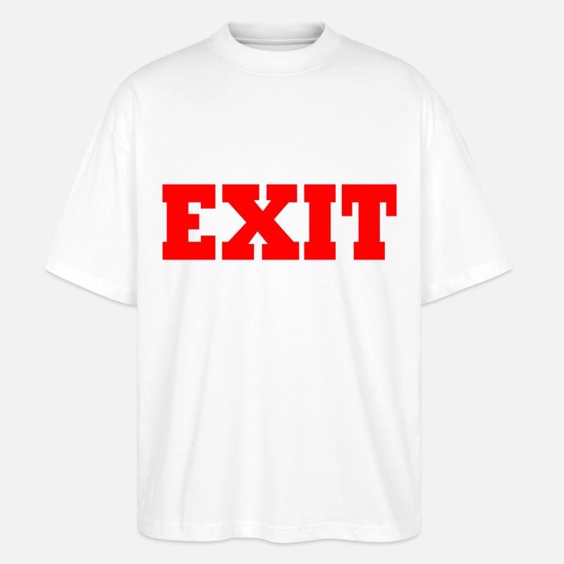 Exit - Stanley/Stella Oversized Unisex Organic T-shirt Blaster 2.0 - white