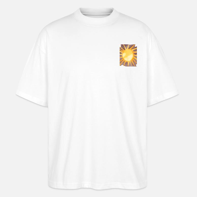 Sun - Stanley/Stella Oversized Unisex Bio T-Shirt Blaster 2.0 - Weiß