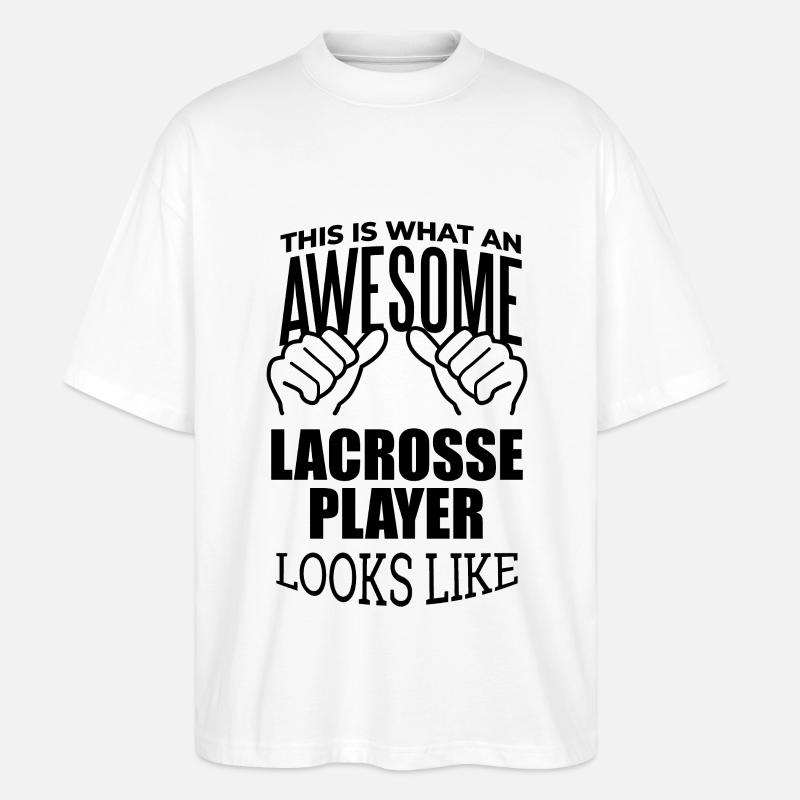 Lacrosse - Stanley/Stella Oversized Unisex Bio T-Shirt Blaster 2.0 - Weiß
