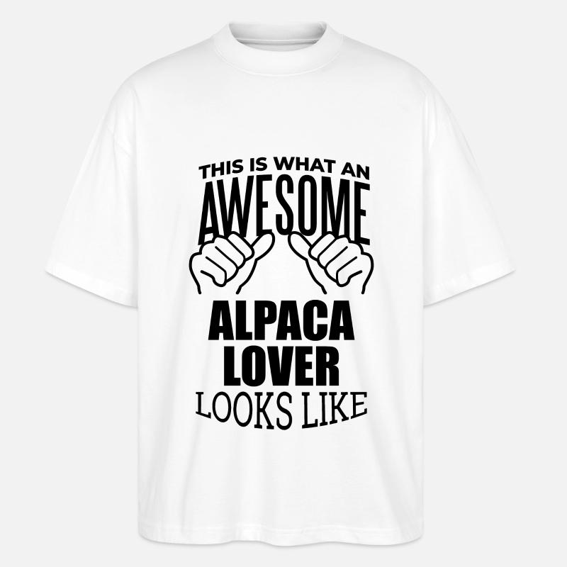 Alpaka - Stanley/Stella Oversized Unisex Bio T-Shirt Blaster 2.0 - Weiß