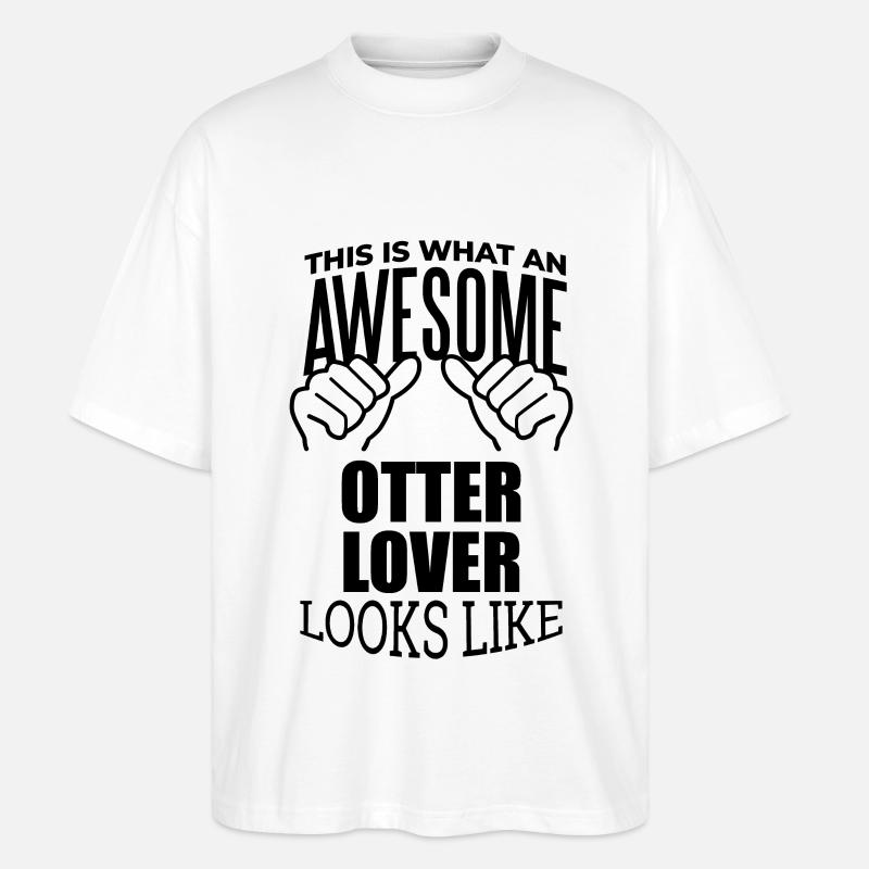 Otter - Stanley/Stella Oversized Unisex Bio T-Shirt Blaster 2.0 - Weiß