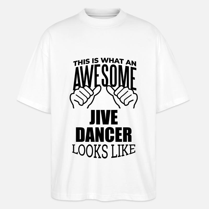 Jive - Stanley/Stella Oversized Unisex Bio T-Shirt Blaster 2.0 - Weiß