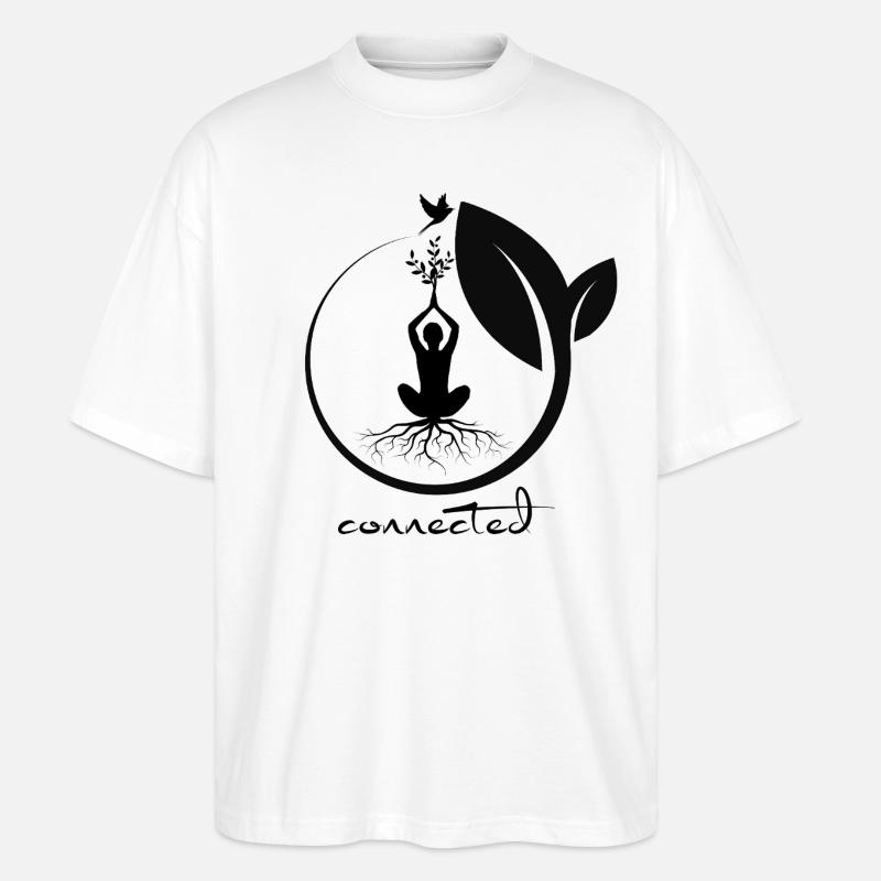 connected - Stanley/Stella Oversized Unisex Bio T-Shirt Blaster 2.0 - Weiß