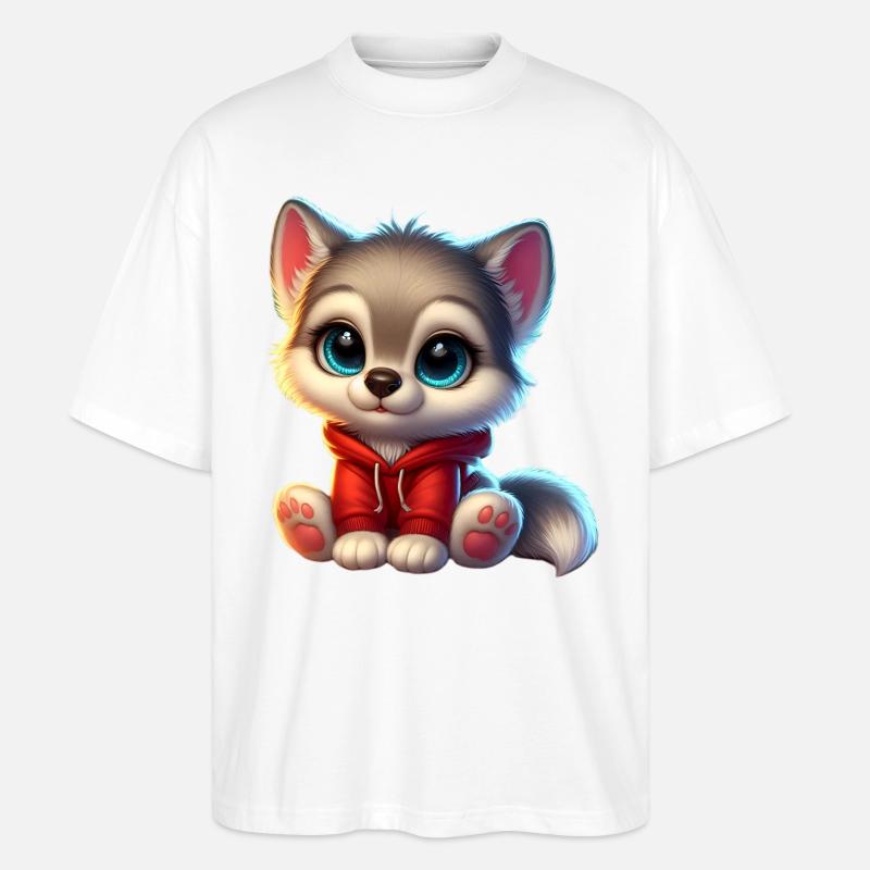 wolf 2 - T-shirt bio Blaster 2.0 coupe oversize Stanley/Stella Unisexe - blanc