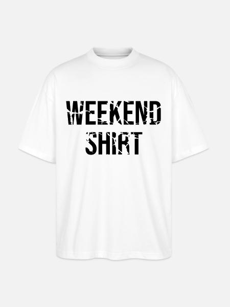 Wochenende - Stanley/Stella Oversized Unisex Bio T-Shirt Blaster 2.0 - Weiß