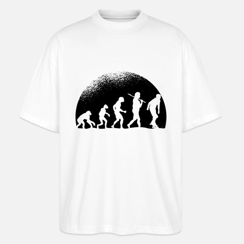 Evolution Rollers - T-shirt bio Blaster 2.0 coupe oversize Stanley/Stella Unisexe - blanc