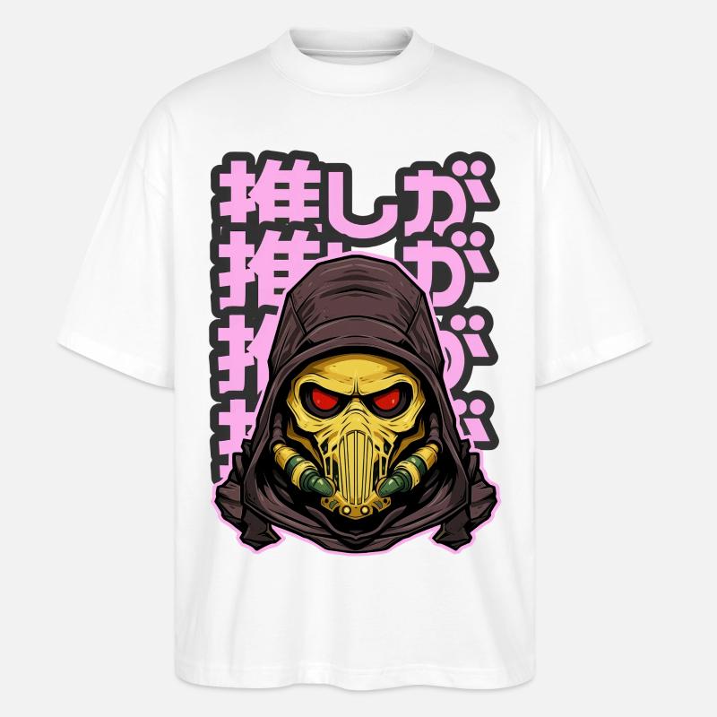 FACE THE STORM! - Stanley/Stella Oversized Unisex Bio T-Shirt Blaster 2.0 - Weiß