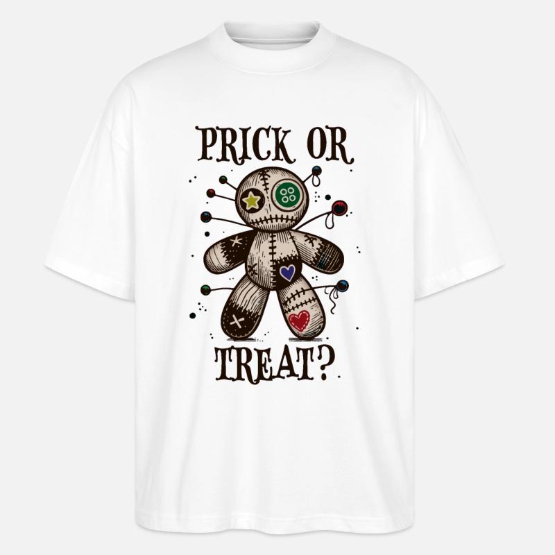 Pricken oder Leckerli - Stanley/Stella Oversized Unisex Bio T-Shirt Blaster 2.0 - Weiß