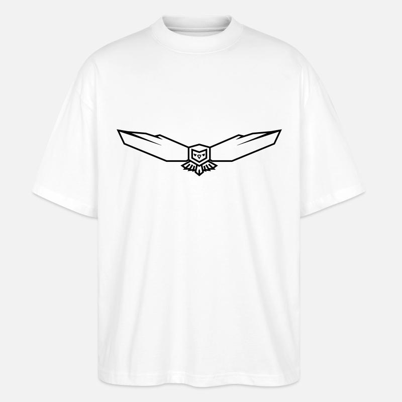 Chouette - T-shirt bio Blaster 2.0 coupe oversize Stanley/Stella Unisexe - blanc