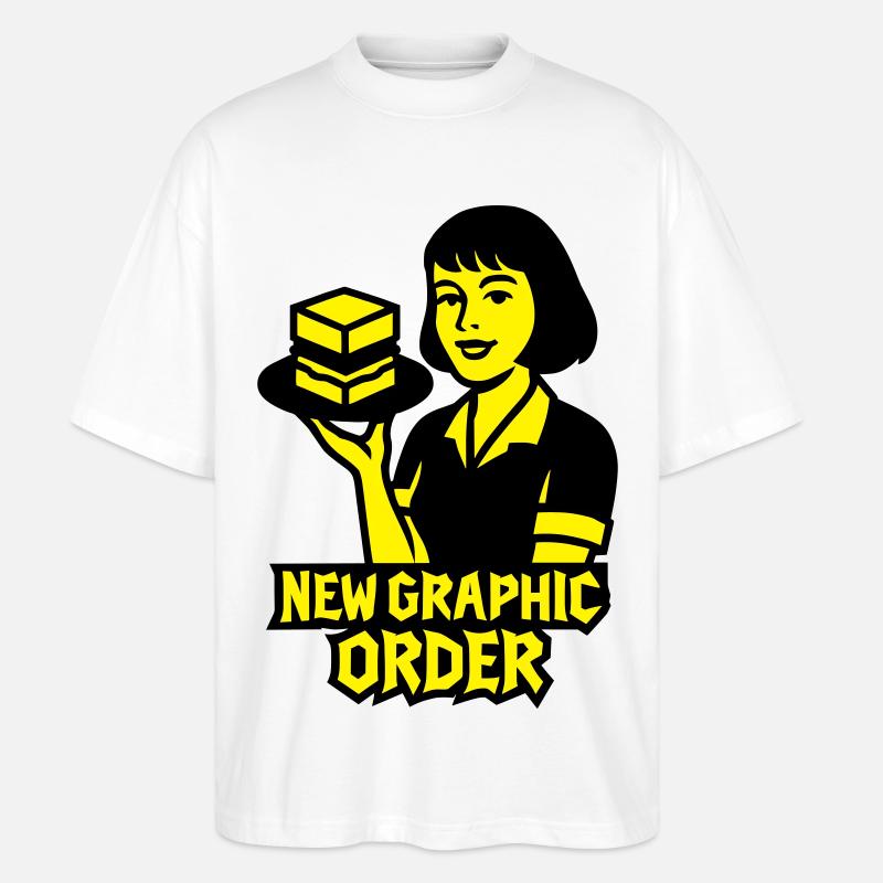 New Graphic Order #1 - Stanley/Stella Oversized Unisex Bio T-Shirt Blaster 2.0 - Weiß