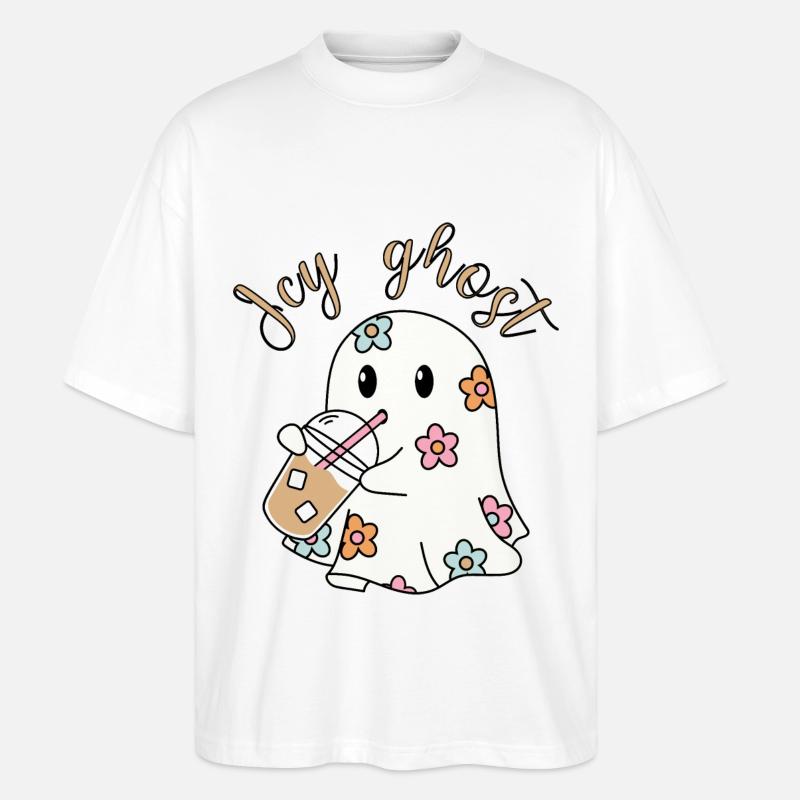 Eisiger Geist - Stanley/Stella Oversized Unisex Bio T-Shirt Blaster 2.0 - Weiß