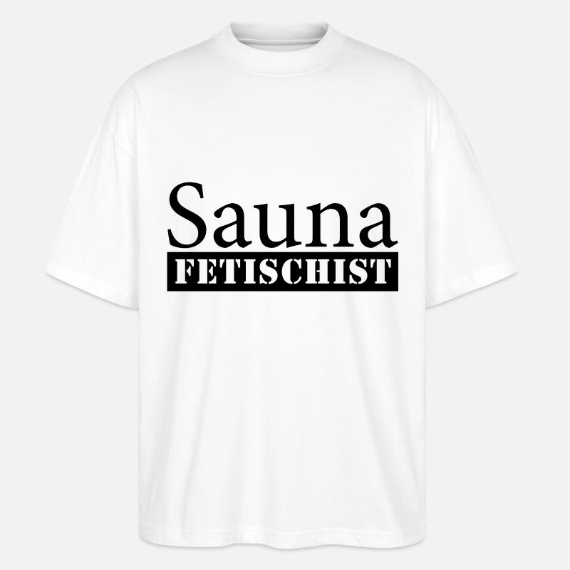 Fétiches Sauna - T-shirt bio Blaster 2.0 coupe oversize Stanley/Stella Unisexe - blanc