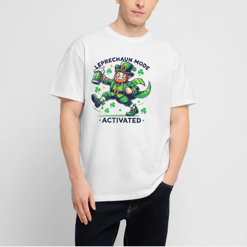 Le mode lutin active la célébration de la Saint-Patrick T-shirt bio Blaster 2.0 coupe oversize Stanley/Stella Unisexe