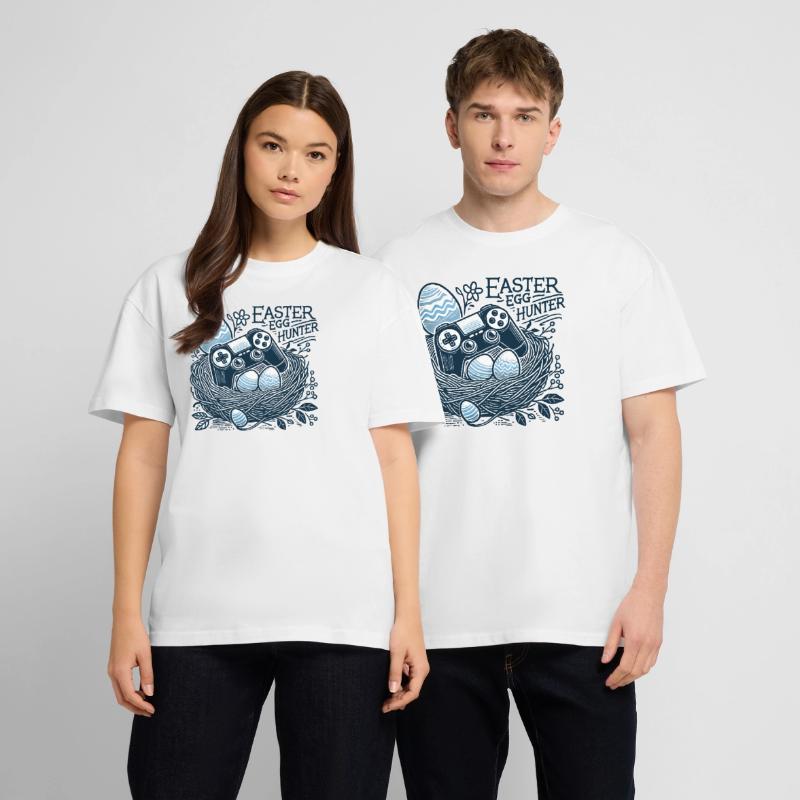 Oster Egg Hunter Gaming Controller Nest Stanley/Stella Oversized Unisex Organic T-shirt Blaster 2.0